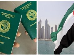United Arab Emirates; visa ban; Nigerians